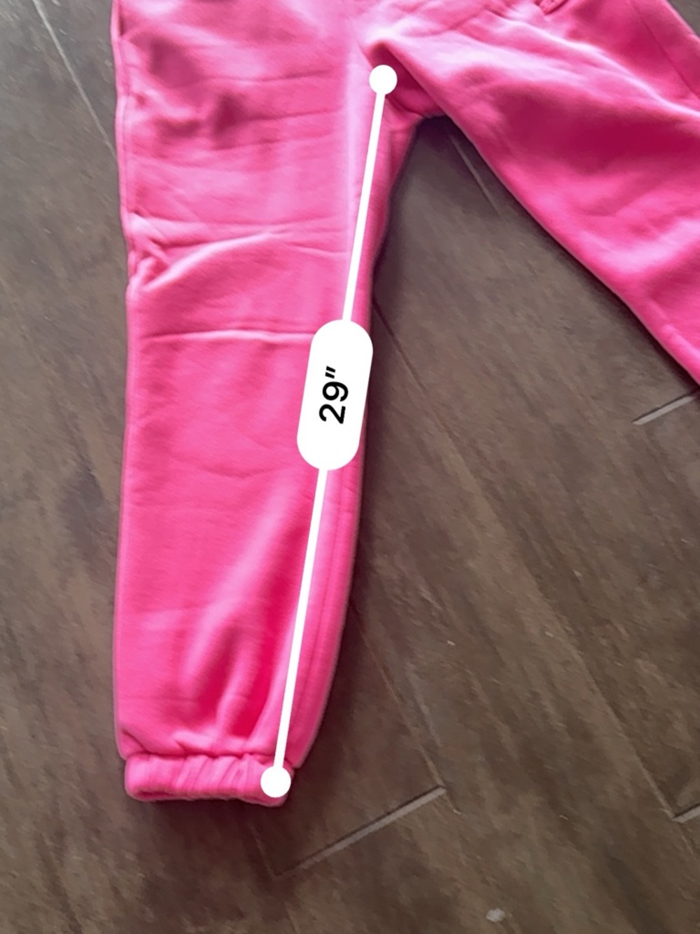 Comfrt Airplane Mode Travel Sweatpants Jogger w Pockets Wlastic Waist Hot Pink M - Picture 12 of 12